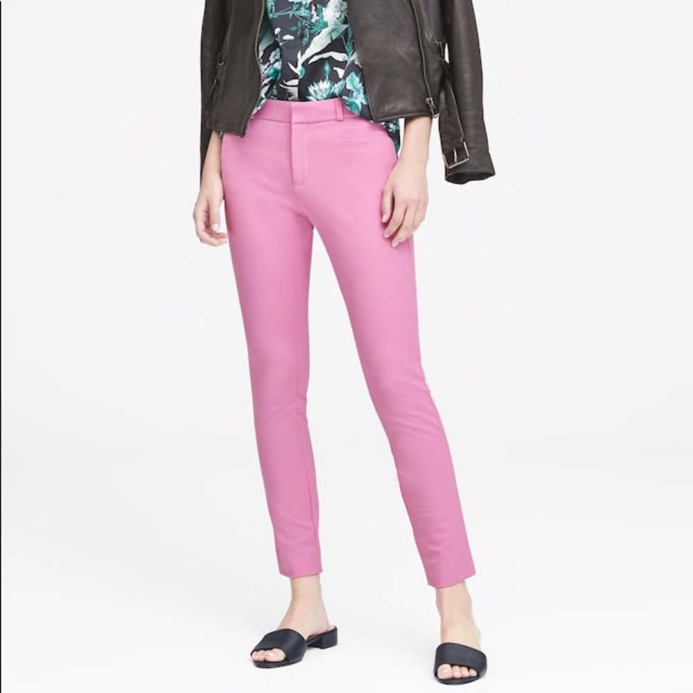 Banana Republic Sloan Skinny Fit Solid Pant